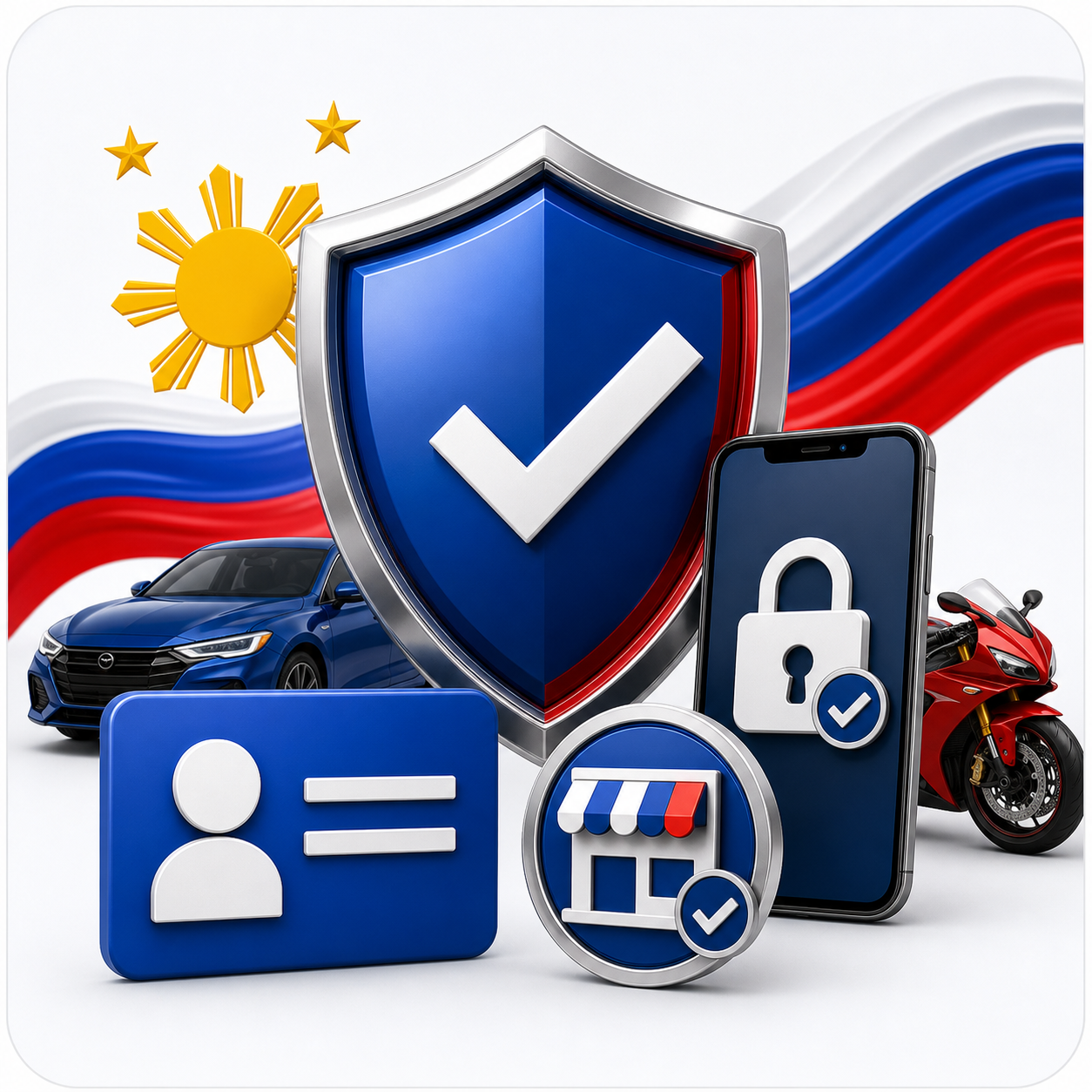 Verified account and security artwork for 365 Motor Sales.