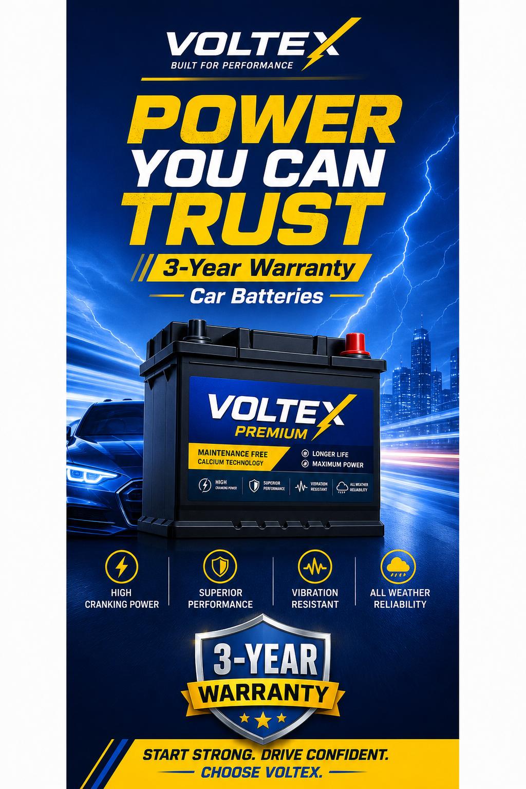 Sample car battery sidebar ad